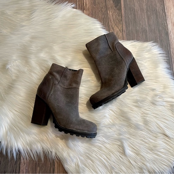 Sam Edelman Franklin Bootie in Grey - Picture 4 of 8